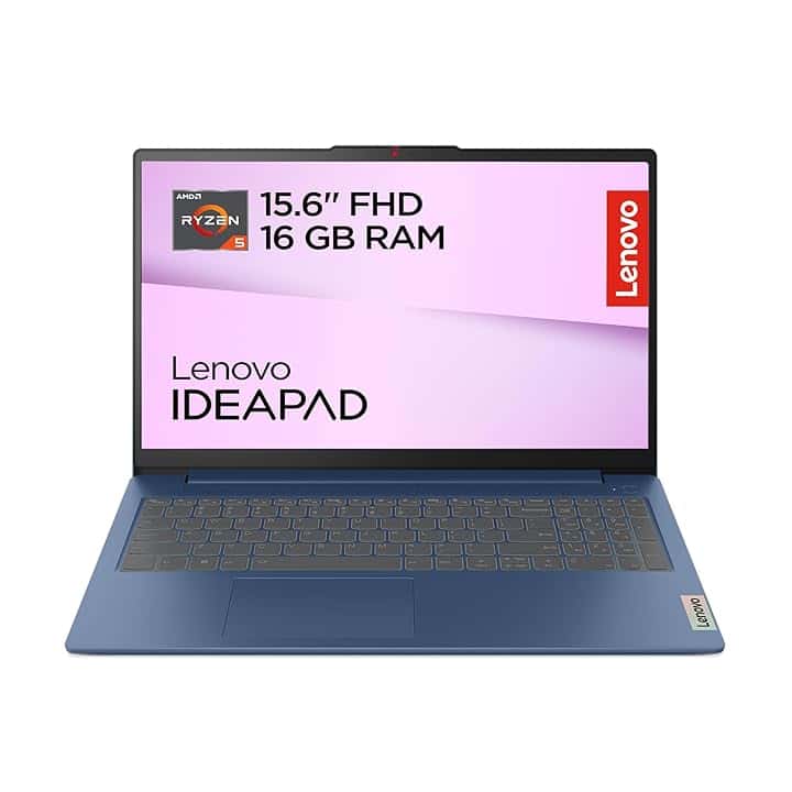 Lenovo IdeaPad Slim 3 Notebook 15,6” FHD (1920x1080), AMD Ryzen 5 7520U, 16GB RAM, 512GB SSD, Grafica Integrata, WiFi 6, Windows 11 Home - Stone Blue