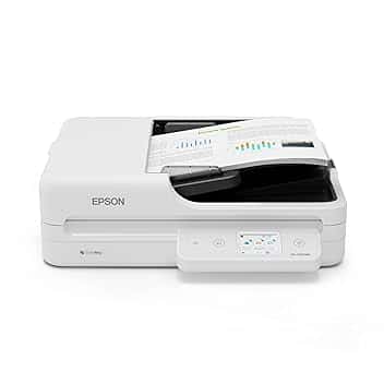 EPSON WORKFORCE DS-1760WN: Scanner piano A4 con Wi-Fi, rete integrata e touchscreen LCD; ricco di funzionalità e dal prezzo competitivo: la soluzione aziendale ideale per prestazioni e convenienza