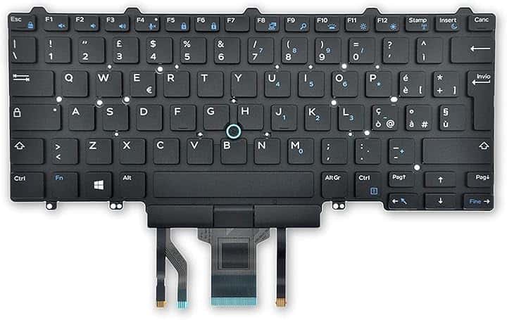 Tastiera Italiana per dell Latitude E5450 E5470 E7250 E7450 E7470 / DE277-IT
