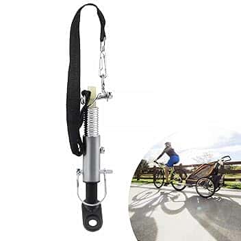 45° Attacco per Rimorchio Doppia Protezione, Universale Accoppiatore per Rimorchio Bicicletta, Gancio Traino Bici, Accoppiatore in Acciaio per Rimorchi per Bambini, Rimorchi per Cani