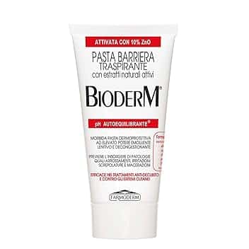 BioDerm Pasta Barriera Crema Cambio Pannolino con Ossido di Zinco 300 ml - Pasta Lenitiva Protettiva per Anziani, Allettati, Disabili e Neonati - Prodotti Alta Protezione per la Cura delle Pelle
