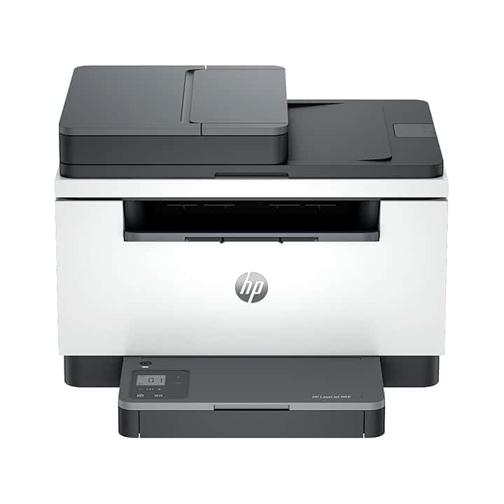 HP LaserJet M235sdw 8J9K7F, Stampante Multifunzione A4, Stampa Fronte e Retro Automatica in Bianco e Nero, 27 ppm, WiFi, Ethernet, USB, ADF, Smart, No Fax, Schermo LCD a icone, Grigia Blue Angel