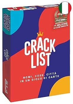 Gioco di Carte di Parole ispirato a Nomi Cose Città | Gioco per Tutta la Famiglia | 2-8 Giocatori | 30 Minuti | Dai 10 Anni | Versione Italiana