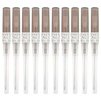 TYXHXTF 10 Pezzi Aghi per Piercing, Ago per Piercing, 16G Ago Cannula, per Labbro, Pancia, Lingua, Orecchio, Naso, Capezzolo, Cartilagine