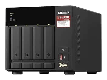 Memorizzazione in Rete NAS Qnap TS-473A-8G Nero