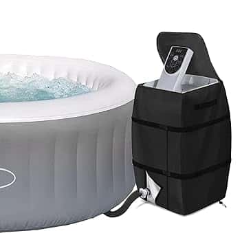 Copertura Gonfiabile per Pompa del Riscaldatore Spa, Anti-Polvere Impermeabile Portatile Della Vasca da Bagno