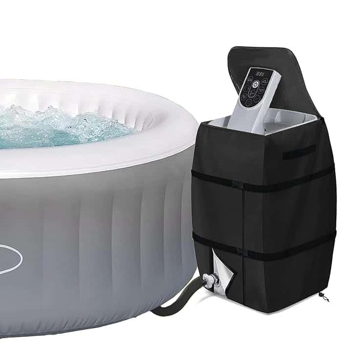 Copertura Gonfiabile per Pompa del Riscaldatore Spa, Anti-Polvere Impermeabile Portatile Della Vasca da Bagno