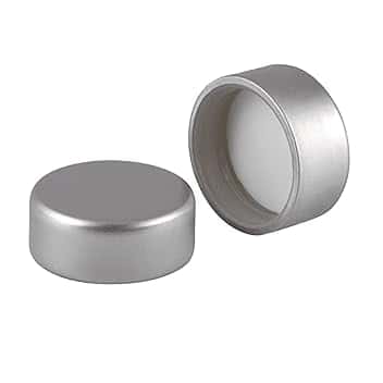 Tappo a Vite GPI33 Deluxe, Compatibile con Bottiglie e Bevande, Riutilizzabile, Colore Argento, Set da 10 pz, Moplen Rivestito in Alluminio