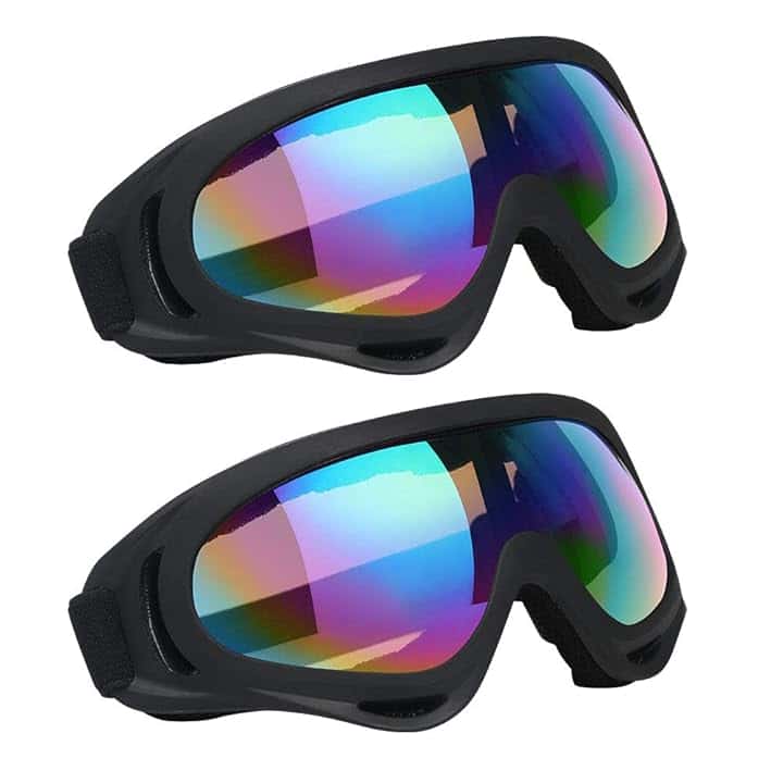 Vicloon Professionale Occhiali da Sci, UV Protection Sunglasses, Antivento Occhiali da Neve, Occhiali da Motocross per Attivit All'Aperto come Sci, per Uomini e Donne