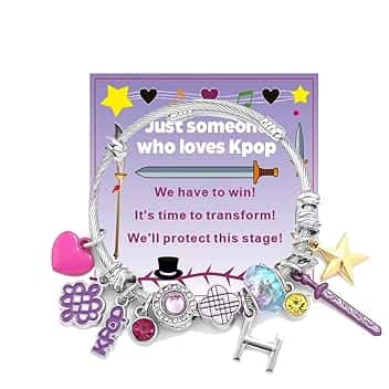 OPVYAEU Braccialetto Kpop Nuovo 2026 per Fan Kpop Merch Braccialetto Kpop Set Regalo con Biglietto, Accessorio Kpop, Gioiello Kpop per Compleanno, Festa, Evento Fan e Collezione