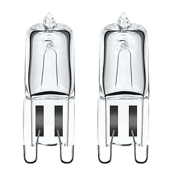 Lampadina G9 25W 230V 300 Gradi per Forno Bosch/Smeg/Whirlpool/Electrolux - Alogena 2 Pezzi
