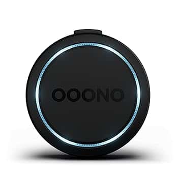 Ooono Co-Driver NO2 modello ottimizzato per auto, alert per autovelox e pericoli, ricaricabile, con indicatore LED, compatibile con Apple CarPlay e Android Auto