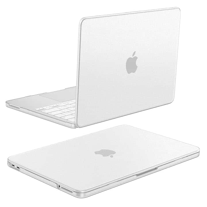 FINTIE Custodia Compatibile con MacBook Neo 13 Pollici A3404 (A18 Pro Chip, 2026) - [100% Colore Ufficiale] Sottile Rigida Cover Opaca Trasparente Anti-Impronte, Trasparente