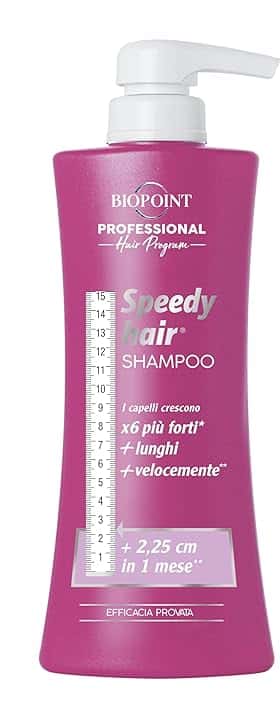 Biopoint Speedy Hair - Shampoo, Deterge Delicatamente E Protegge La Fibra Capillare, Azione Stimolante Per Una Crescita Più Rapida Dei Capelli, 400 Ml