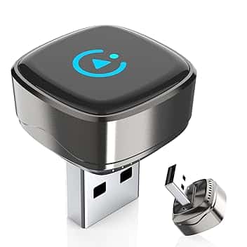 Adattatore CarPlay Wireless, adatto per Veicoli Dotati di CarPlay cablato, la funzionalità Plug and Play consente una Connessione rapida e stabile CarPlay Wireless, Dotato di Adattatore di Tipo C