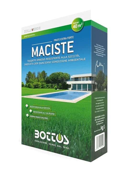 BOTTOS SEMENTI PER PRATO ZOLLAVERDE MACISTE 1KG CURA GIARDINO