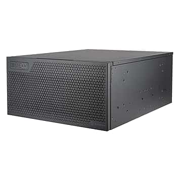 SilverStone Technology Alloggiamento server con montaggio su rack 5U RM52 con due ventole da 360 mm e compatibilità con raffreddamento liquido, SST-RM52