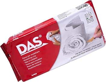 DAS Argilla da modellare, 1 kg, Bianco