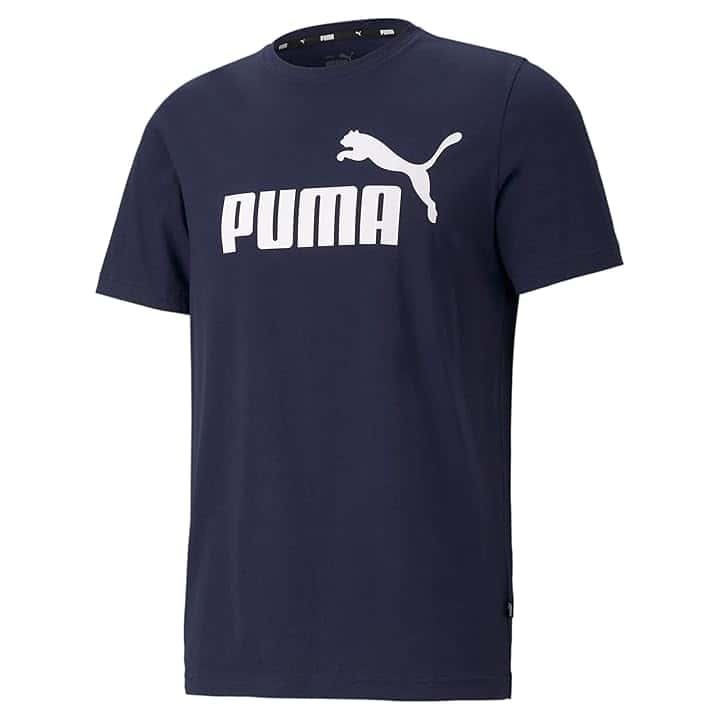 PUMA Essentials Logo T-Shirt (Available in Big & Tall) T-Shirt Uomo (Pacco da 1)