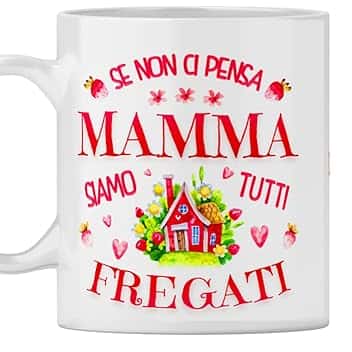 Generico Tazza mamma regalo funny e piena d'amore. Ideale come regalo per la festa della mamma, come regalo per il suo compleanno oppure per Natale - Ci pensa Mamma