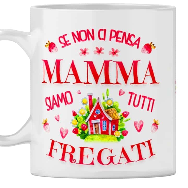 Generico Tazza mamma regalo funny e piena d'amore. Ideale come regalo per la festa della mamma, come regalo per il suo compleanno oppure per Natale - Ci pensa Mamma