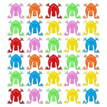 Rana Che Salta Giocattolo Dito, 30 pezzi giocattoli di rana che rimbalza, Rana Giocattoli Per Bambini Novità, mini giocattolo a forma di rana, Che Preme Divertente Che Rimbalza Rana (colori casuali)