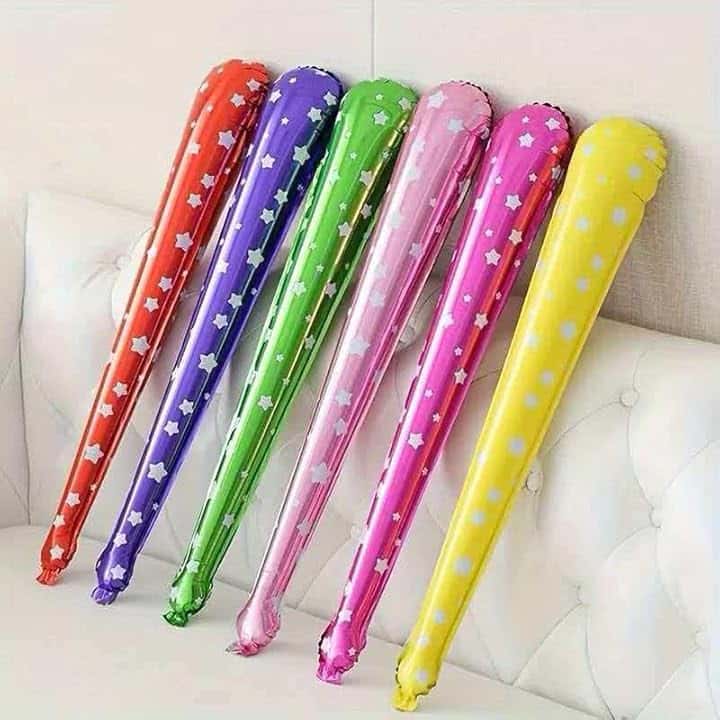 50 pompon gonfiabili a forma di stella, ideali per eventi sportivi, concerti e altri eventi tifosi