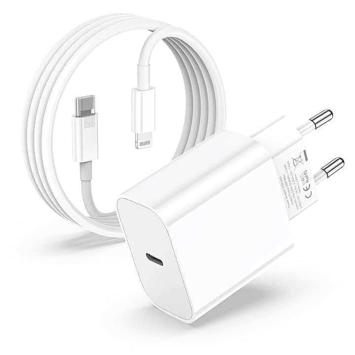 Caricatore for iPhone 14/14 Pro/14 Pro Max/14 Plus/13/12/11/XS/XR/X/SE,USB C Rapido Caricabatterie with 2M Cavo Spina Adattatore per Apple iPhone 13 Pro Max/12 Mini/11 Pro/iPad