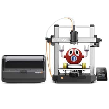ANYCUBIC Stampante 3D Kobra 3 V2 Combo, Stampa Multicolore (4-8 Colori), Asciugatura e Stampa, 600 mm/s ad Alta Velocità, Livellamento Automatico LeviQ 3.0, Lavoro con i Principali Filamenti