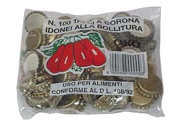 TAPPI CORONA DORE` CONF. 100 PZ. D.26 *