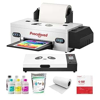 Procolored F13 Kit di stampa DTF diretto alla macchina di stampa del film con il ciclo dell'inchiostro bianco del forno di indurimento per il piccolo uso di affari di DIY della maglietta di T