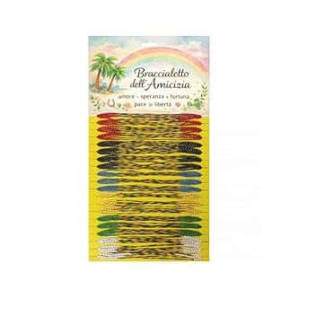 Braccialetti Brasiliani dell’Amicizia e della Fortuna – 100 Pezzi Set Multicolore Intrecciati Portafortuna Estivi Mare Festa Regalo Unisex per Bambini e Adulti