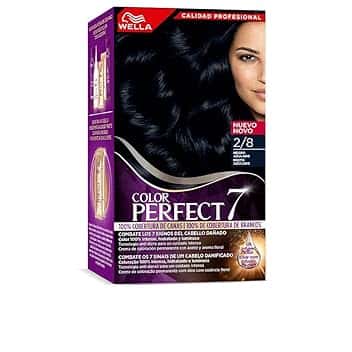 Wella Color Perfect - Colorazione permanente per capelli idratati e luminosi - Tono nero azzurro