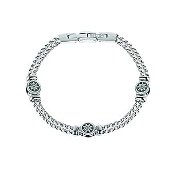 Sector No Limits Sector Jewels SADQ34 Bracciale da uomo in acciaio inox inossidabile, 22 cm, senza gemme, 22 centimeters