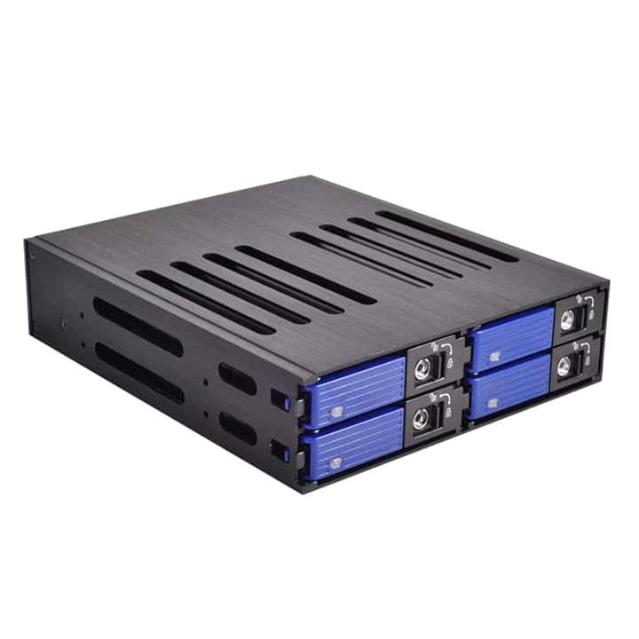 Fantec MR-SA1041 Rack per 4 Sata o Sas per Vano da 5,25