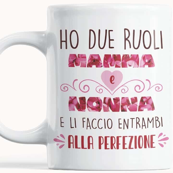 Gesar Tazza Festa della Mamma - Tazza Mamma e nonna - Frasi Originali Divertenti - Idee Regali Festa della Mamma - Regalo Buon Compleanno - Sei la mamma e la nonna migliore al mondo