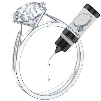 HiFan Ring Size Adjuster per qualsiasi anello allentato, Stringi Anello Invisibile Adesivo curabile con lampada UV LED, facile da smontare Traceless Ferma Anello Colla