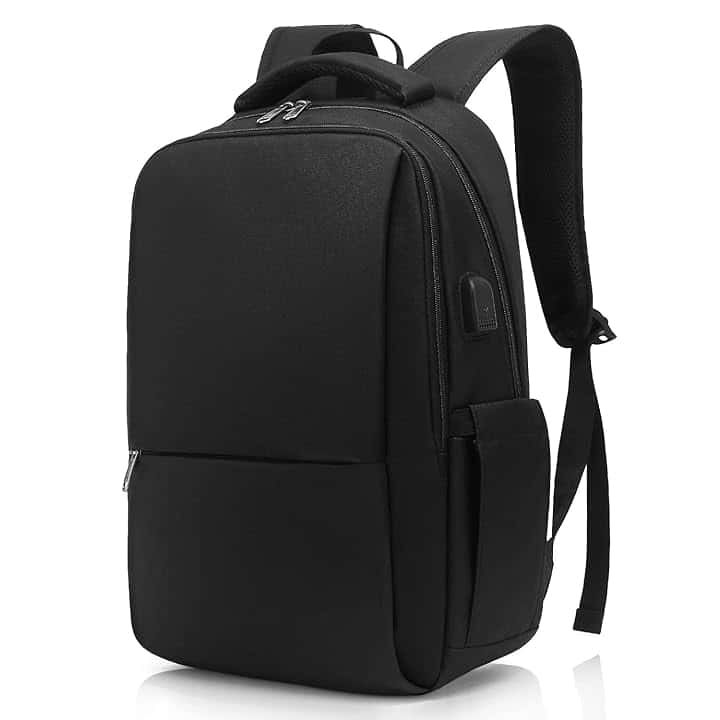 Zaino Porta PC,Zaino PC Portatili con Anello antifurto,Zaino per Computer da 15.6 Pollici Notebook,Zaino per Laptop,Zaino Impermeabile da Uomo per Scuola,Lavoro o Viaggio