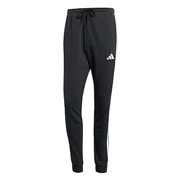 adidas - Essential Three Stripes French Terry Pant, Pantaloni da Golf Uomo