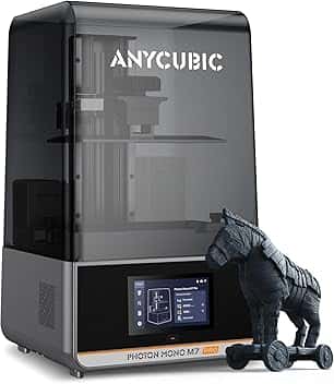 ANYCUBIC Photon Mono M7 Pro Resina 3D Stampante, Velocità Elevata di 170 mm/h con Alta Precisione 14K, Sistema di Stampa Assistito da Intelligenza Artificiale(223 x 126 x 230 mm)