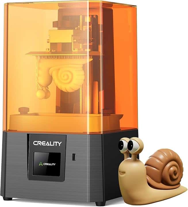 Creality HALOT R6 Stampante 3D a Resina, Schermo Monocromatico LCD, Sorgente Luminosa Aggiornata con Stampa ad Alta Precisione, Stampanti 3D a Resina Progettate per i Principianti