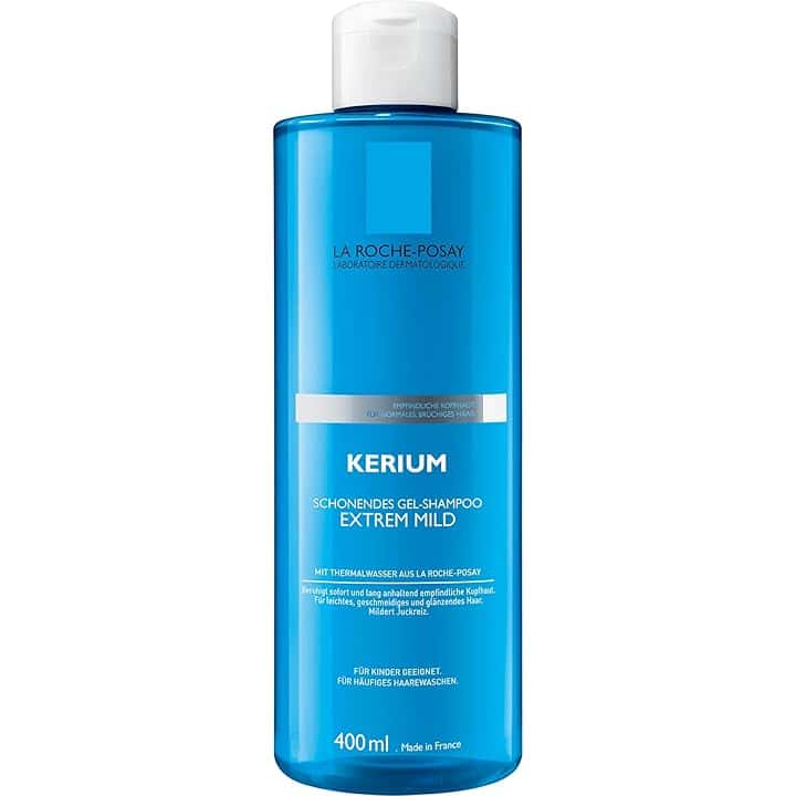 La Roche Posay Kerium, Shampoo Extra Delicato, Per Cuoio Capelluto Sensibile, Effetto Calmante e Lenitivo, Cuoio Capelluto Deterso a Fondo, Con Polisorbato e Acqua Termale, 400 ml