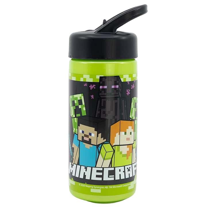 BOTTIGLIA RIUTILIZZABILE PLAYGROUND PP 410 ML | MINECRAFT