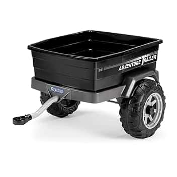 PEG Adventure Trailer Rimorchio per Fuoristrada Elettrici Gaucho e Polaris, Capacità di Carico 30 kg, Ruote Tassellate, Età 2+ Anni