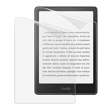 MoKo Confezione da 2 Pellicole Protettive Schermo Opache per Kindle Paperwhite 7 Pollici 12ª Generazione 2024 e Kindle Colorsoft Signature Edition, PET Premium Anti-Riflesso per Boox Go 7, Kobo Libra
