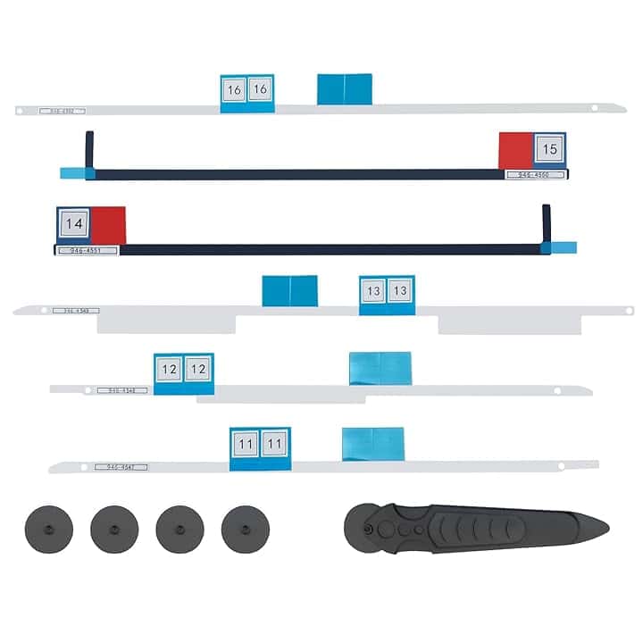 Strisce adesive di Ricambio per Schermo LCD, Kit di Riparazione Professionale Compatibile con iMac 27" A1419 Retina 2012-2015 (con Strumento di Apertura)