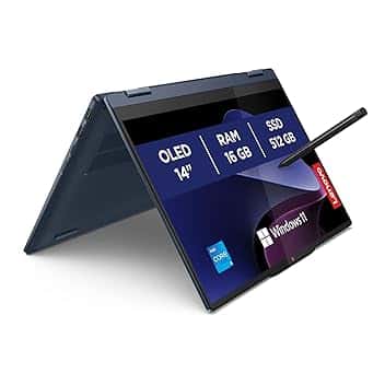 Lenovo IdeaPad 5 (2 in 1) Notebook - OLED Touch 14" WUXGA (1920x1200), Intel Core i5-13420H, 16GB RAM, 512GB SSD, Intel UHD Graphics, WiFi 6, Windows 11H, Digital Pen 2 inclusa - Cosmic Blue