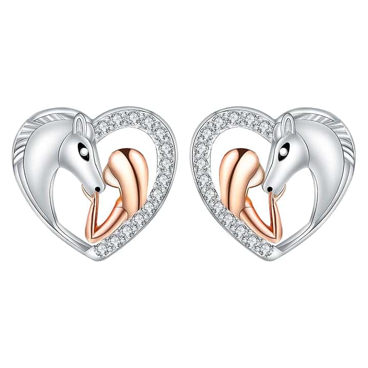 Micory Orecchini Anallergici Donna Argento 925 Orecchini Animali Serie - Gioiello Elegante Regalo Perfetto per Doni Speciali