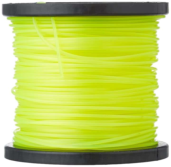 Riegolux 107642 Filo Decespugliatore Nylon Rotondo, Giallo, 2,4 mm x 100 m