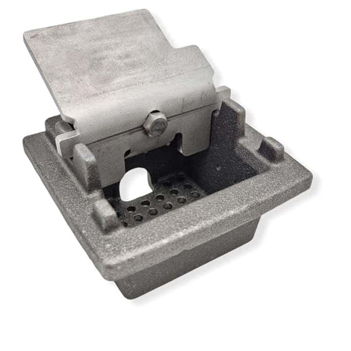 Nordica Extraflame 003278231 - Crogiolo per caminetto a pellet rotondo, acciaio legato, compatibile con pellet